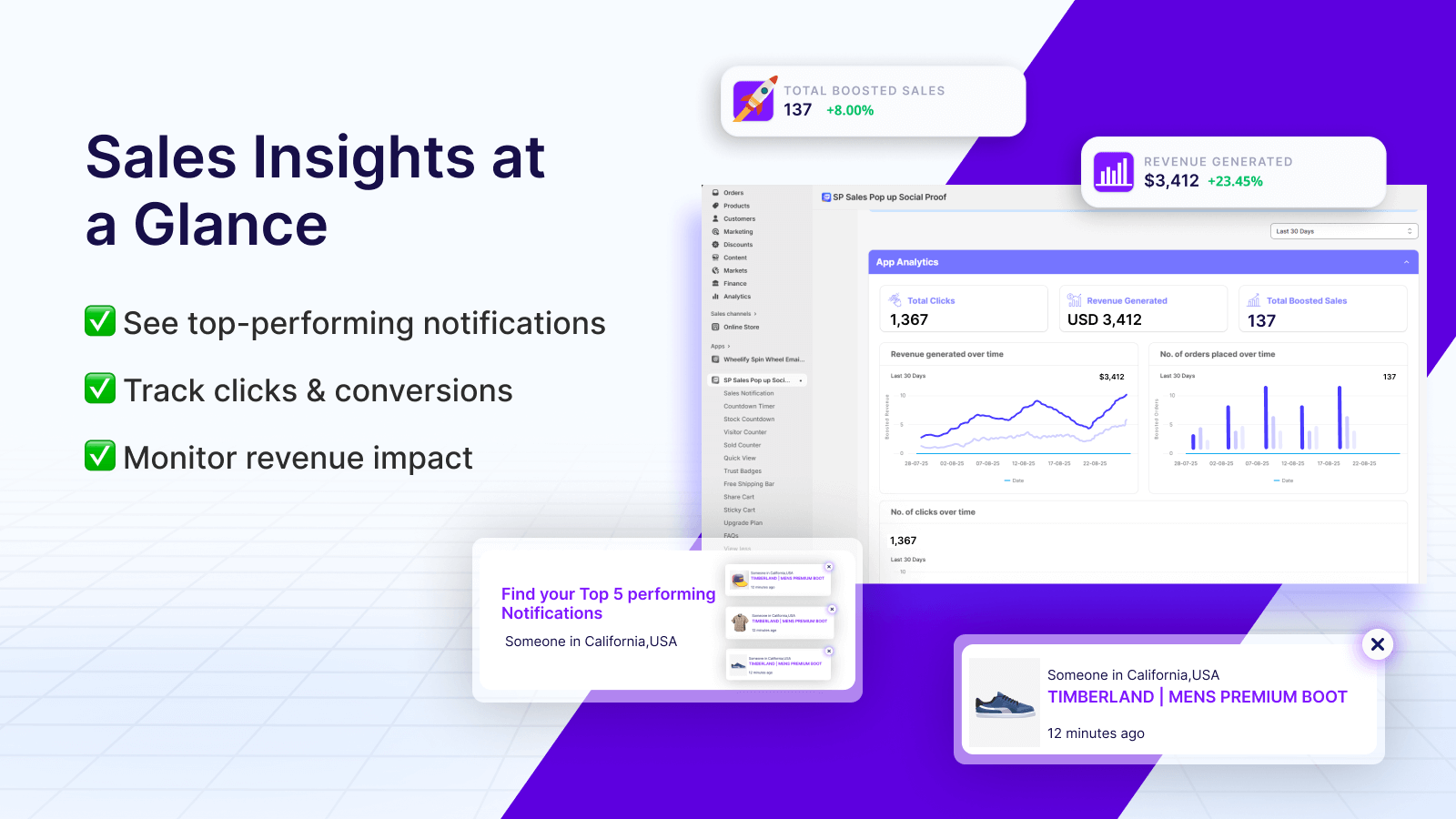 SP Sales Pop up Screenshot