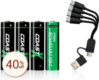 Zithion X Rechargeable Batteries Discount Coupon Code