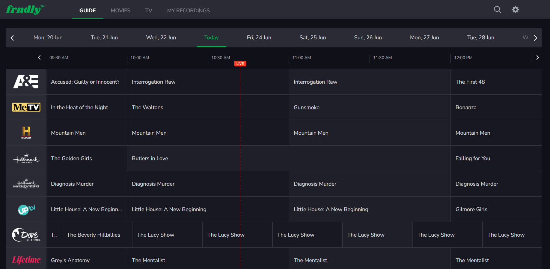 Frndly TV Screenshot