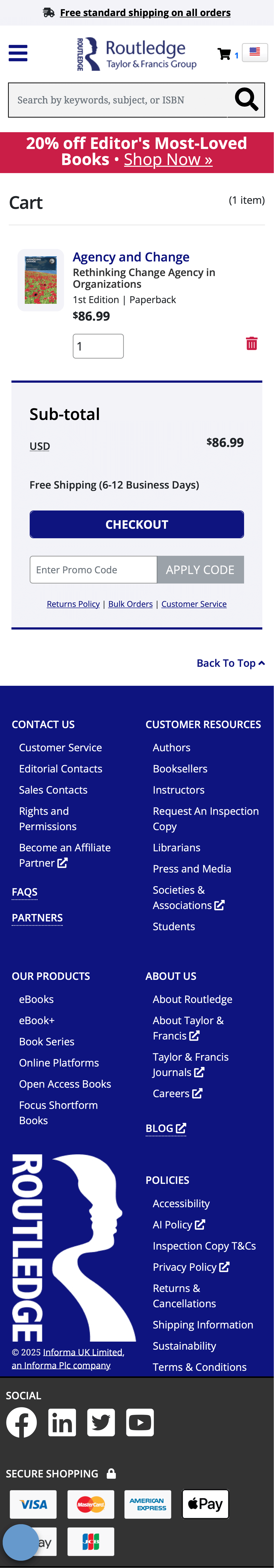 Routledge Screenshot