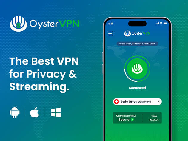 OysterVPN Screenshot