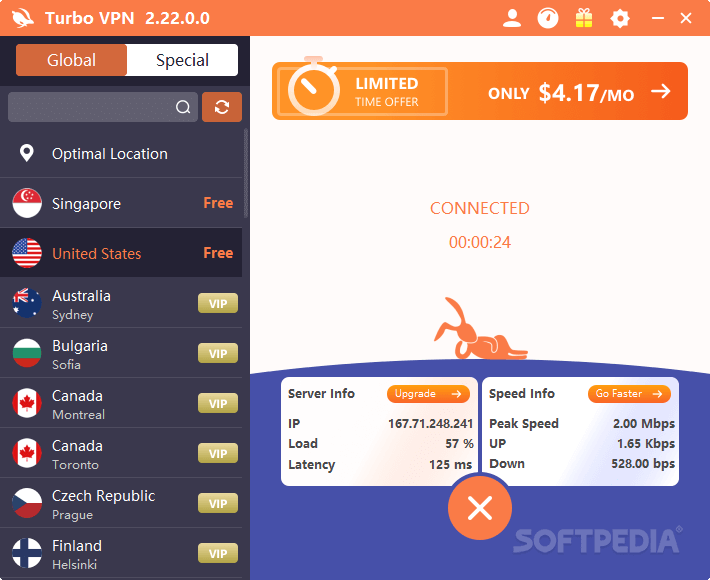 Turbo VPN Screenshot