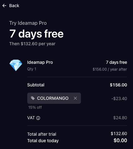 Ideamap Discount