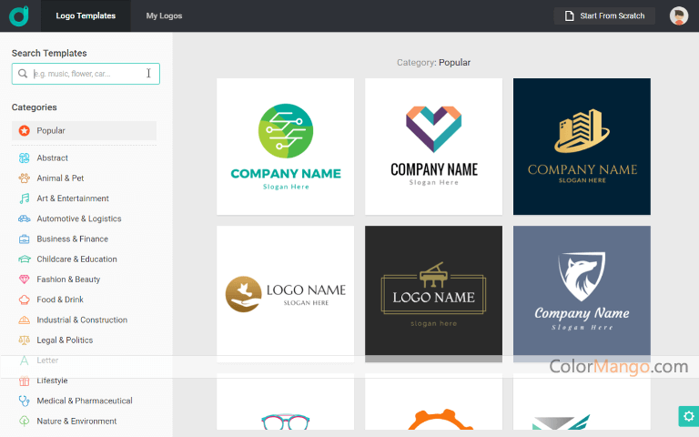 DesignEvo Screenshot