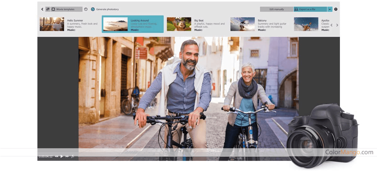 MAGIX Photostory Screenshot