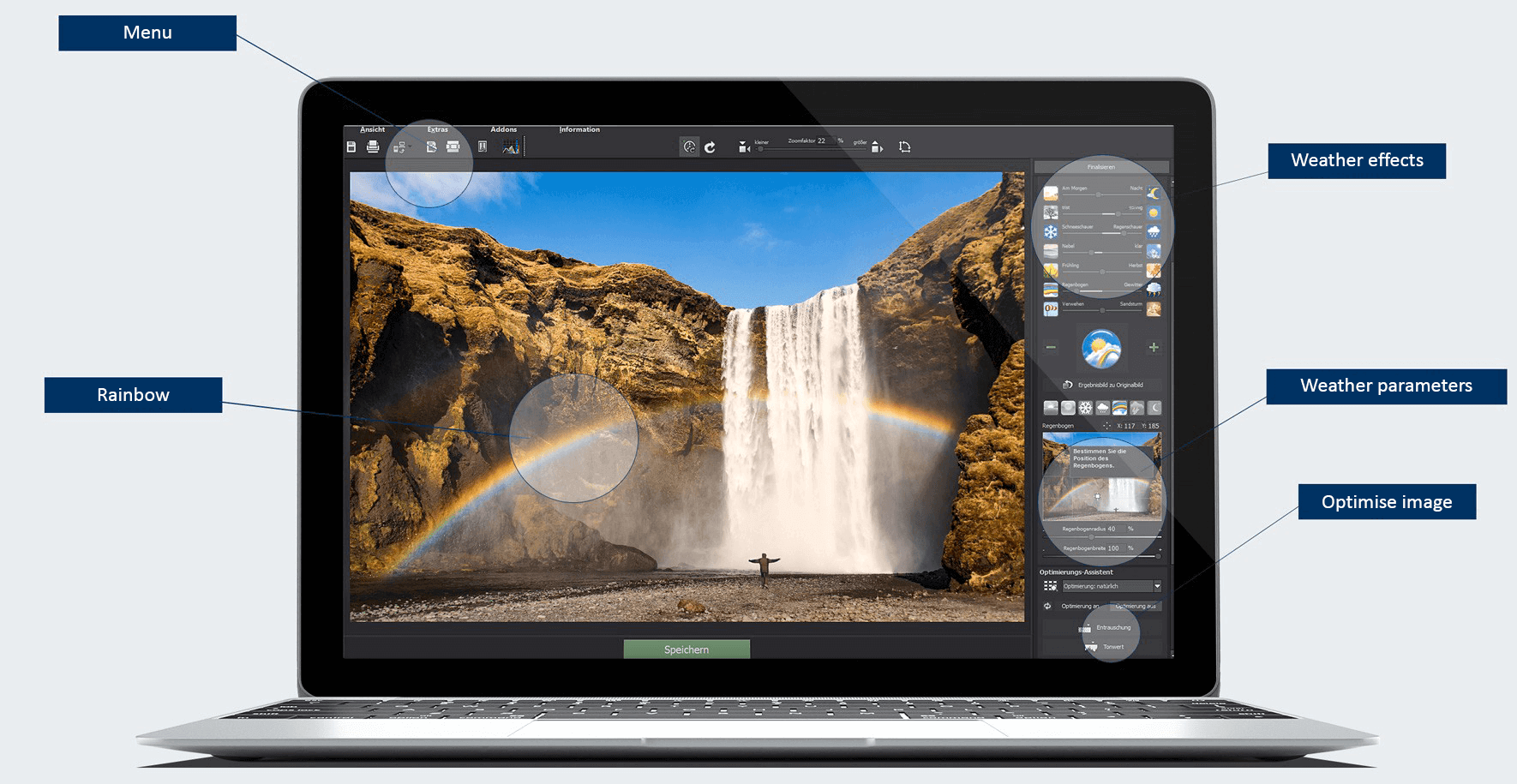 NATURE Projects Screenshot