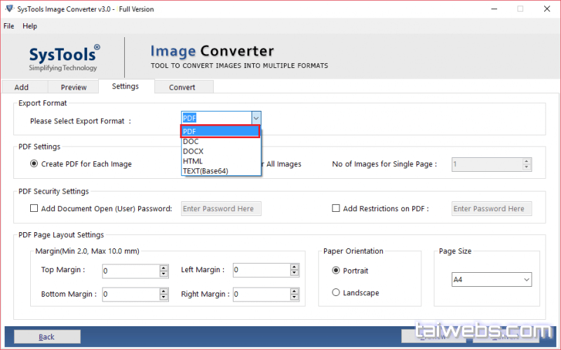 SysTools Image Converter Screenshot