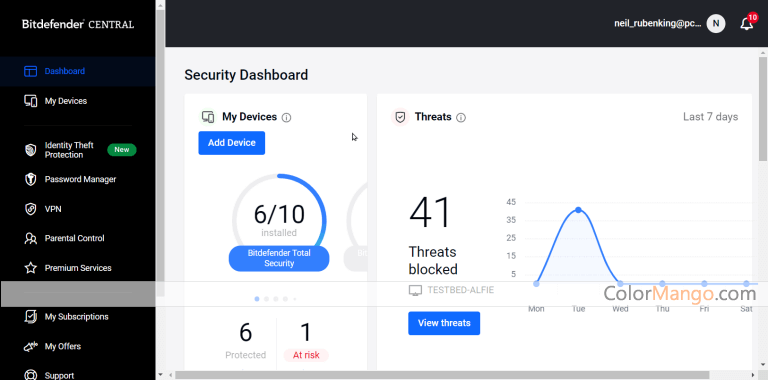 Bitdefender Ultimate Security Screenshot