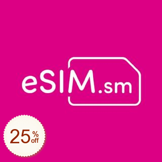 eSIM.sm Code coupon de réduction