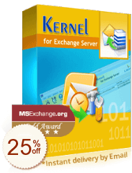 Kernel for Exchange Server Recovery Code coupon de réduction