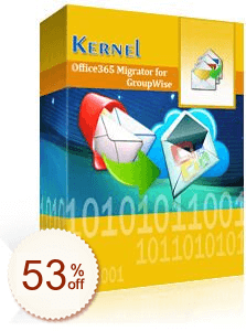 Kernel Office 365 Migrator for GroupWise Code coupon de réduction