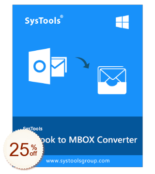 SysTools Outlook PST to MBOX Discount Coupon Code