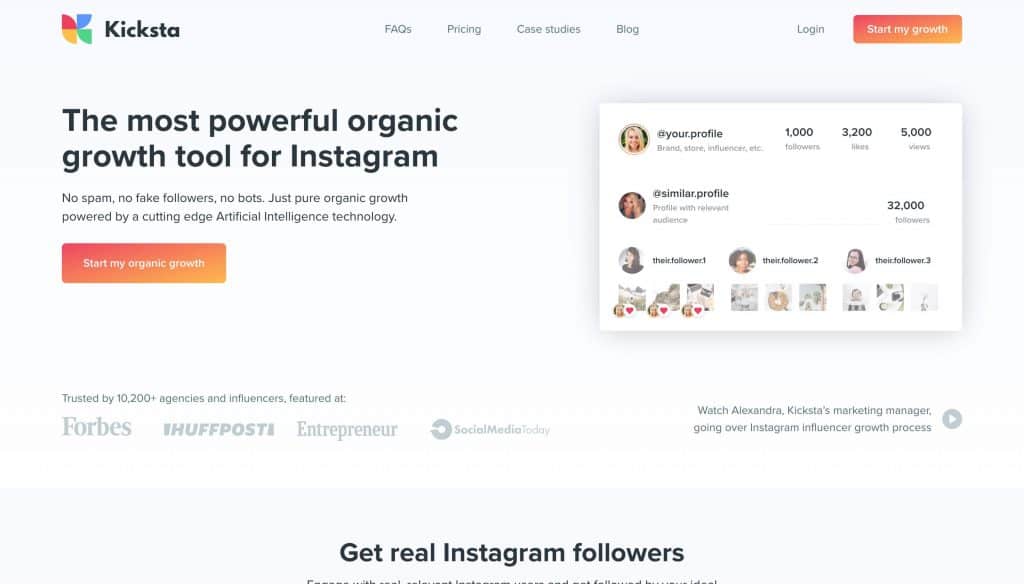Kicksta Screenshot