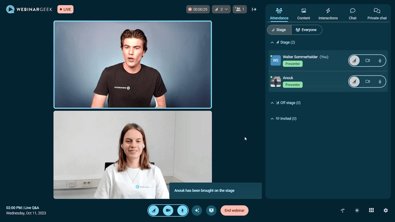 WebinarGeek Screenshot