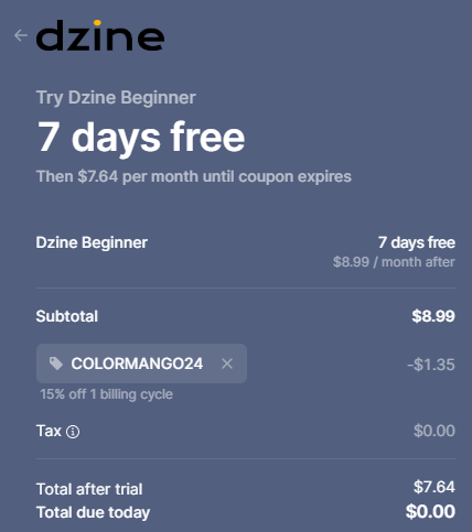 Dzine AI coupon