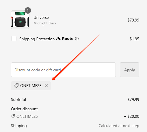 Rush Charge Discount