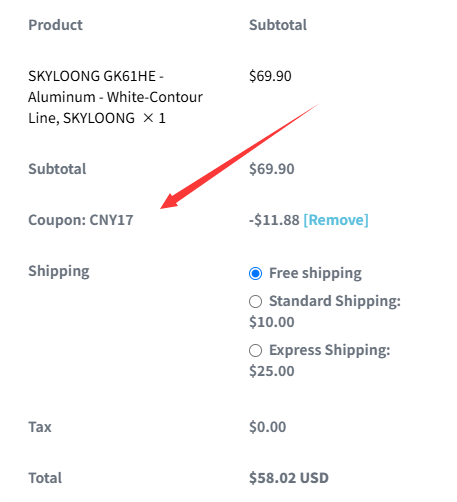 SKYLOONG Discount Coupon