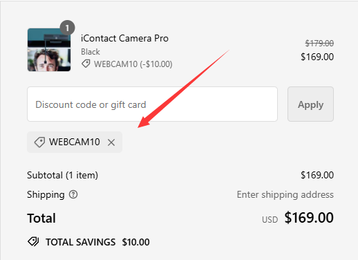 iContact Camera Discount