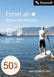 Aiseesoft FoneLab Récupération de Données iPhone Discount Coupon Code