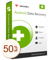 AnyMP4 Récupération de Données Android Code coupon de réduction