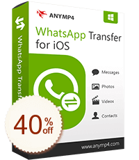 AnyMP4 WhatsApp Transfer for iOS Code coupon de réduction