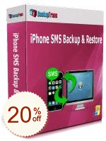 Backuptrans iPhone SMS Backup & Restore Code coupon de réduction