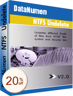 DataNumen NTFS Undelete Code coupon de réduction
