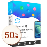 FoneLab - iOS Data Backup and Restore Code coupon de réduction