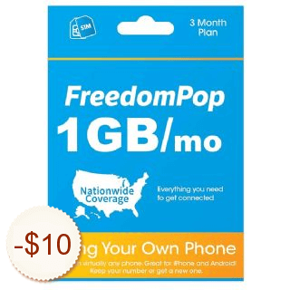 FreedomPop Discount Coupon Code