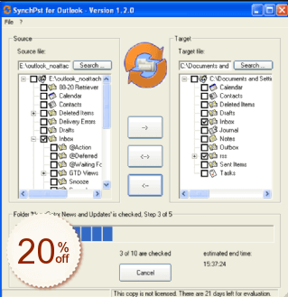 SynchPST for Outlook Code coupon de réduction