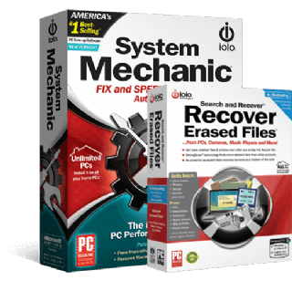 System Mechanic + Search and Recover Bundle Boxshot