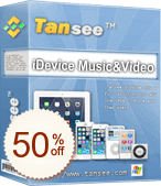Tansee iOS Music&Video Transfer Discount Coupon Code