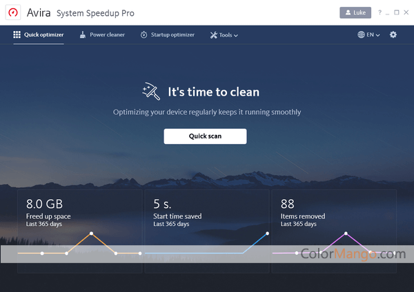 Avira System Speedup Pro Screenshot