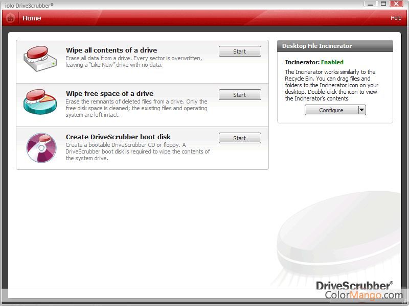 DriveScrubber Screenshot