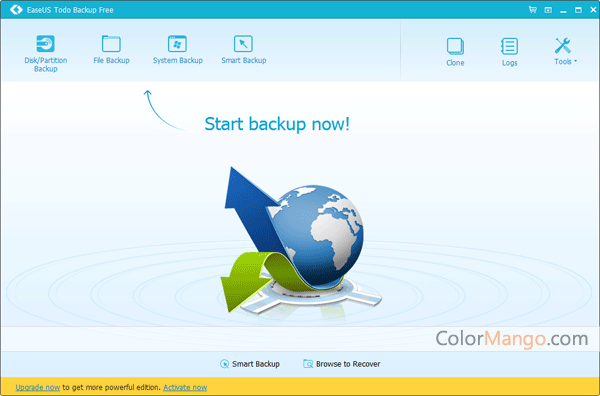 EaseUS Todo Backup Free Screenshot