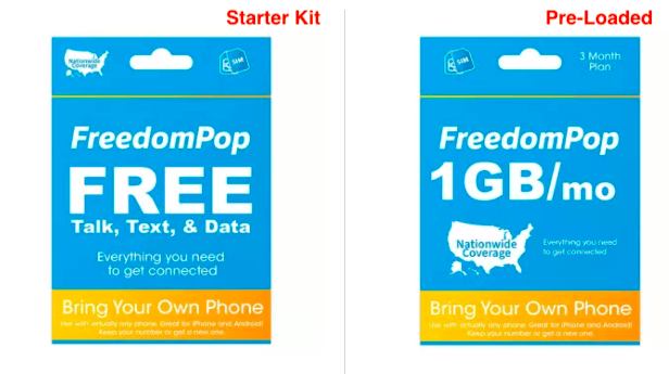FreedomPop Screenshot