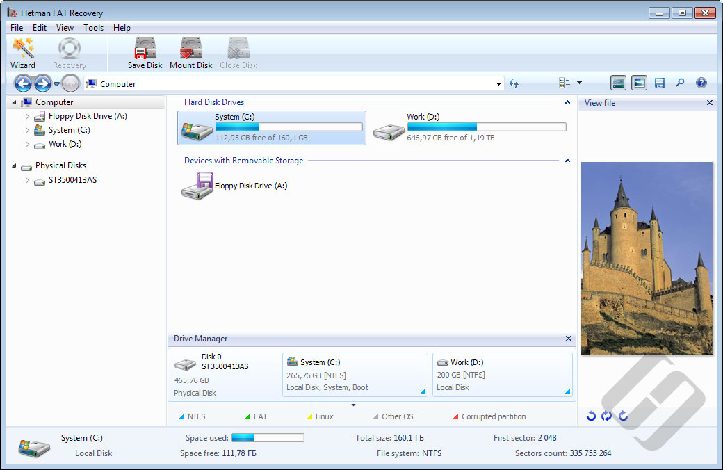 Hetman FAT Recovery Screenshot