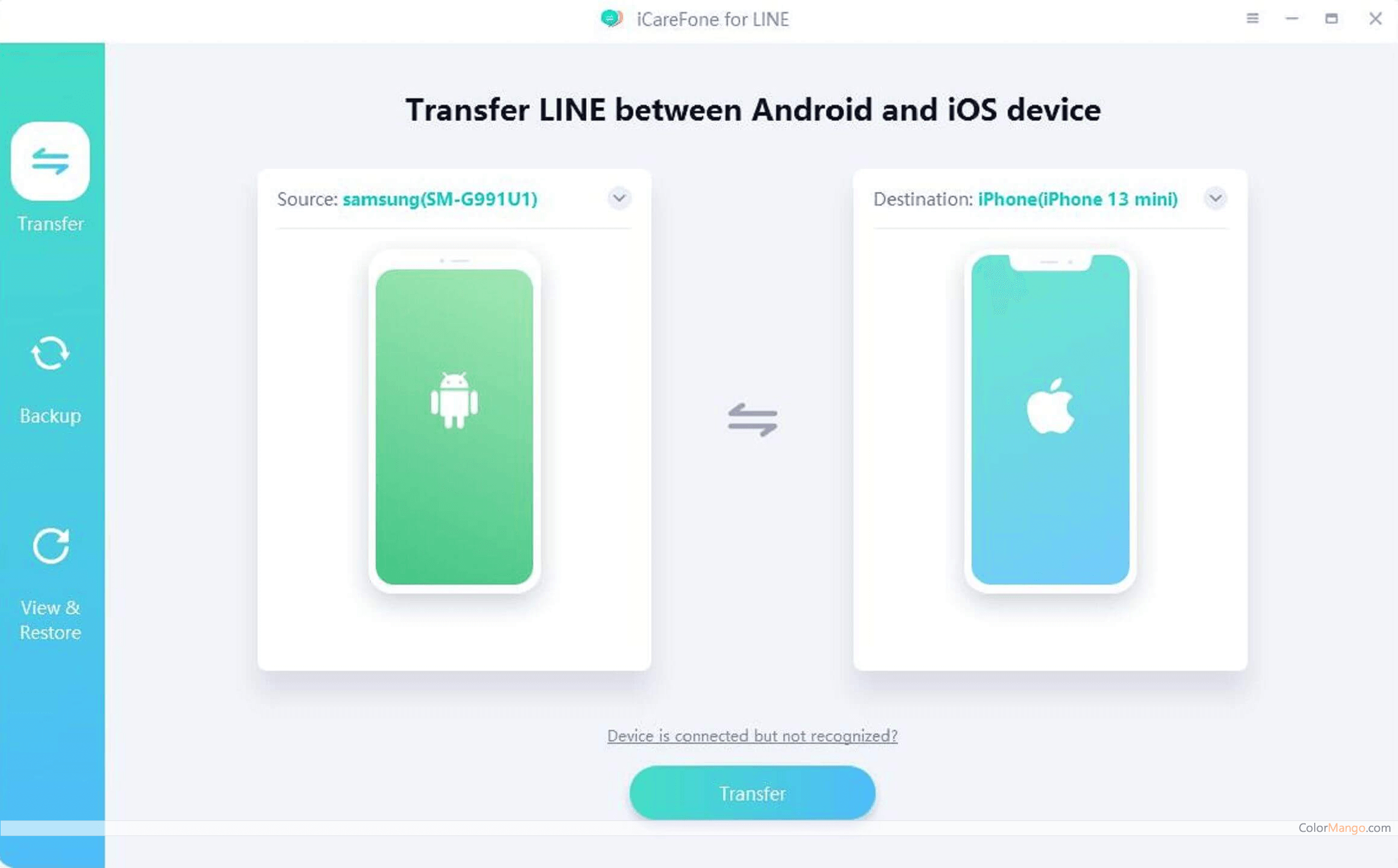 iCareFone - LINE Transfer Screenshot