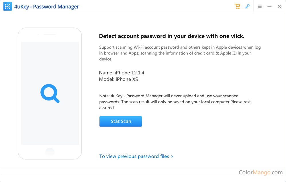 Tenorshare 4uKey - Password Manager Screenshot