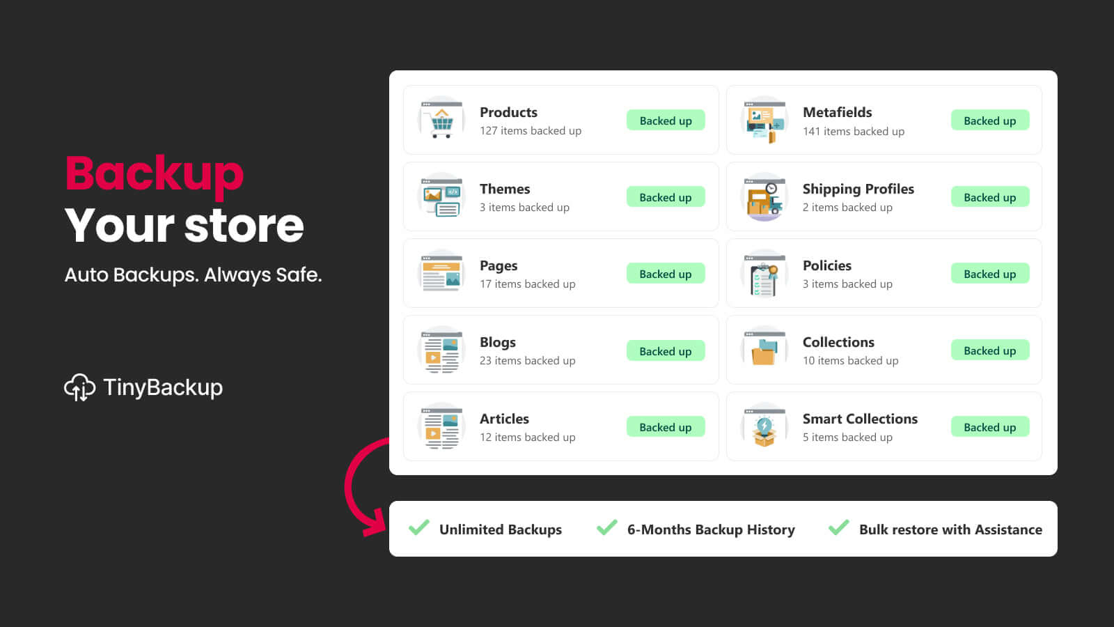 TinyBackup Screenshot