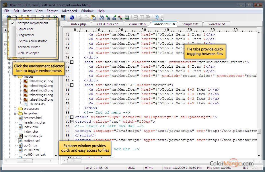 Source Code Editor
