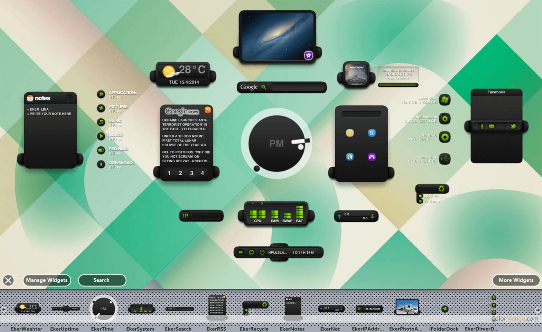 XWidget Pro Screenshot